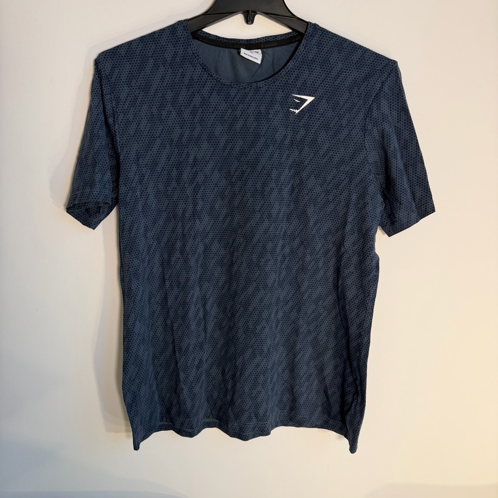 Gymshark Men’s Dark Navy Short Sleeve Performance Tee